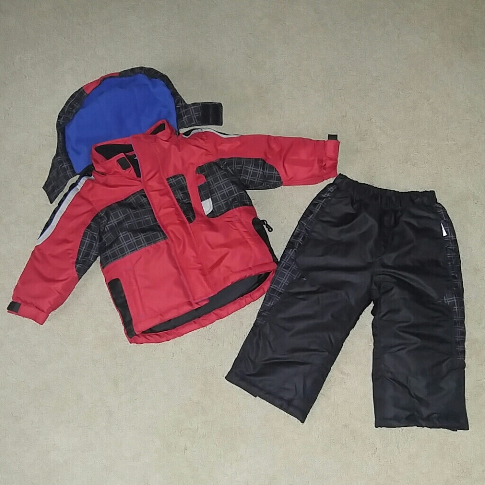 Toddler boy winter coat & snow pants