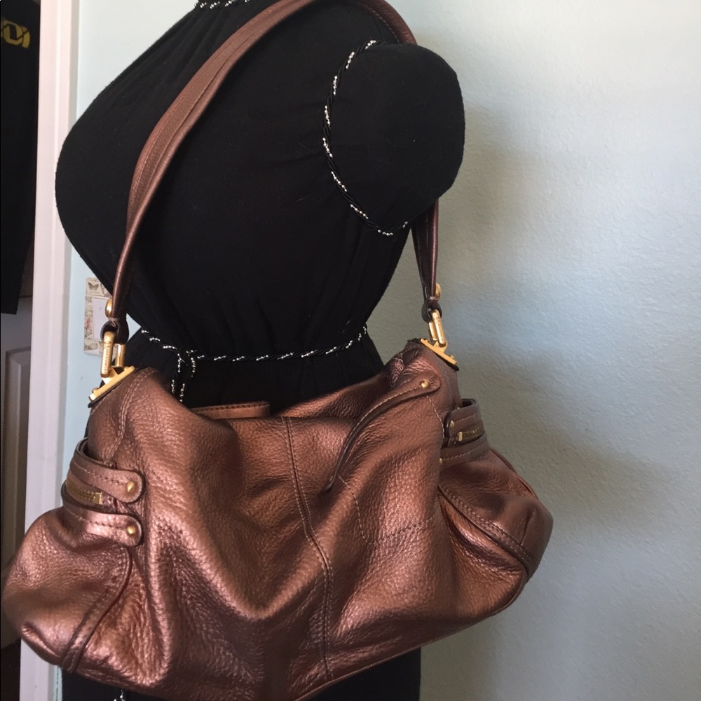 Bronze color purse