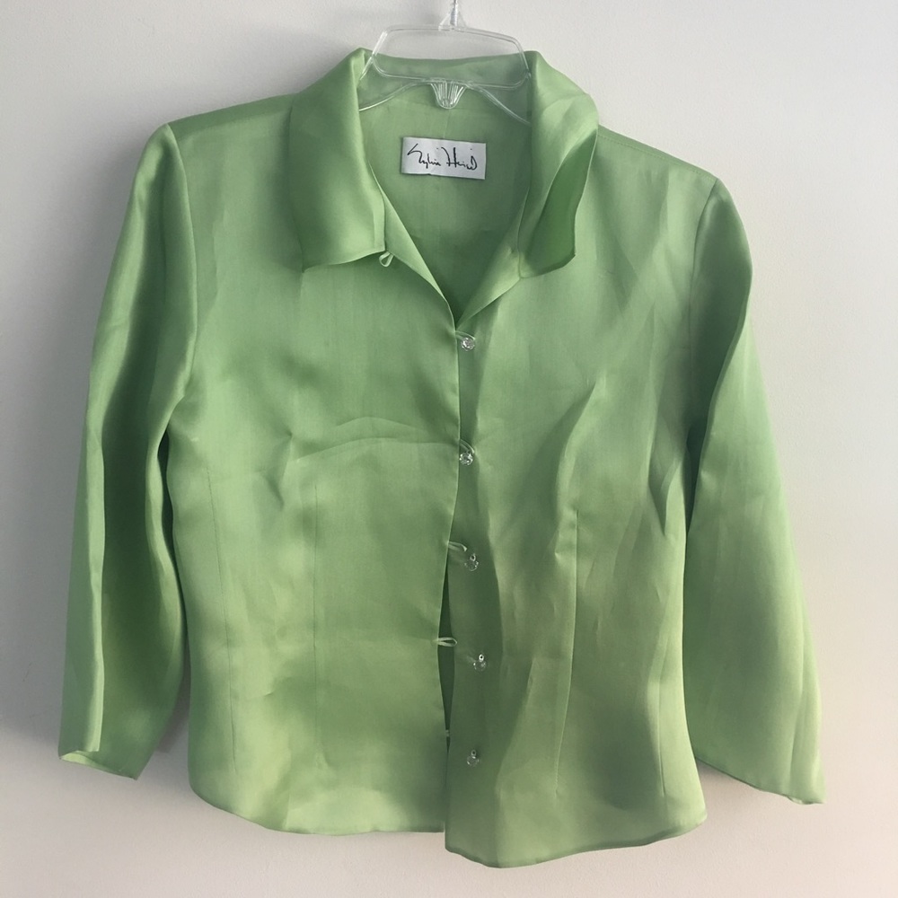 NEW Sylvia Heisel silk top