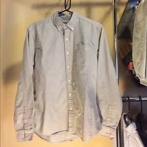 Light blue button up