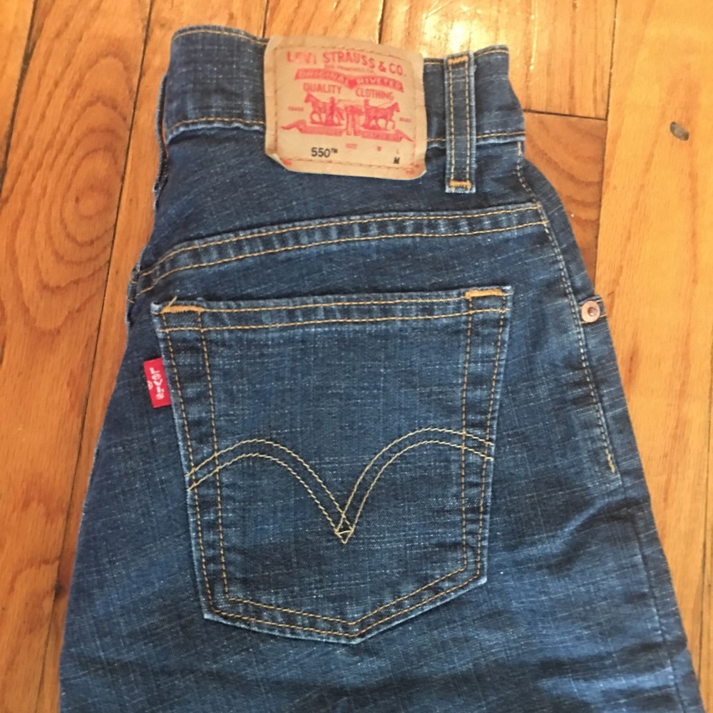 Sale! Levi Strauss boot cut jeans. Size 8m.