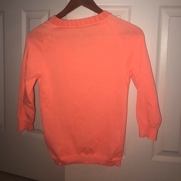 Ted Baker Lills Mix Gauge Knit V-Neck Top Sz 4 - Picture 7 of 8