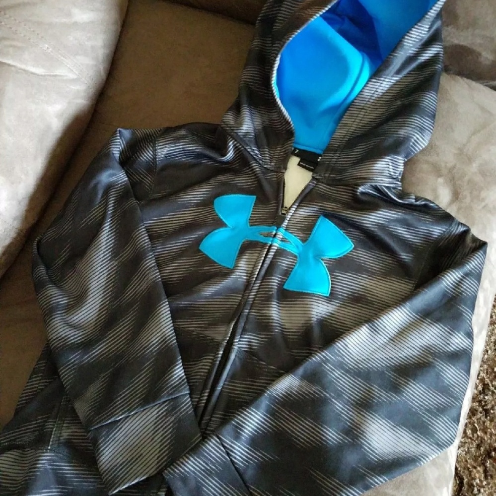Boys UA zippered hoodie
