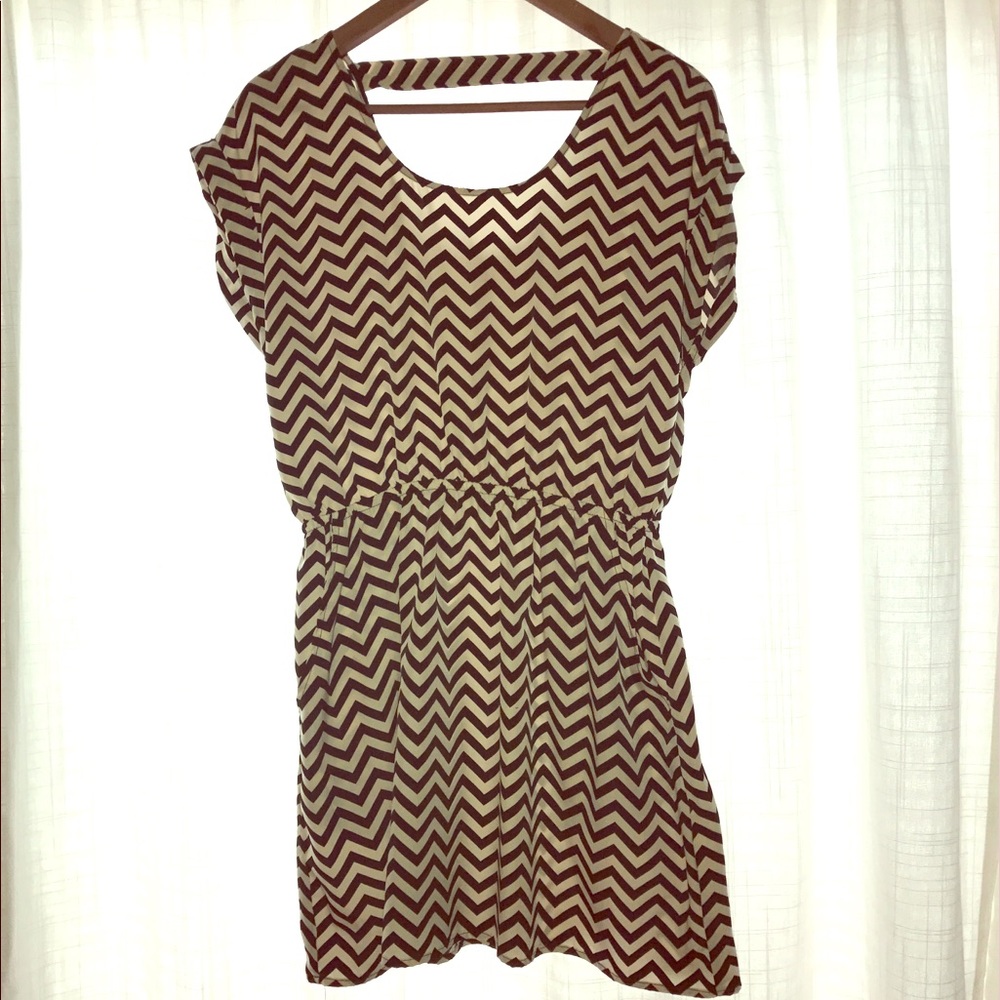 Chevron Pattern Dress