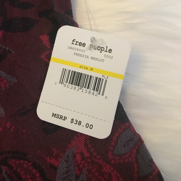 NWT Free People Paisley Lace Bodysuit Size XS & M - Picture 5 of 7