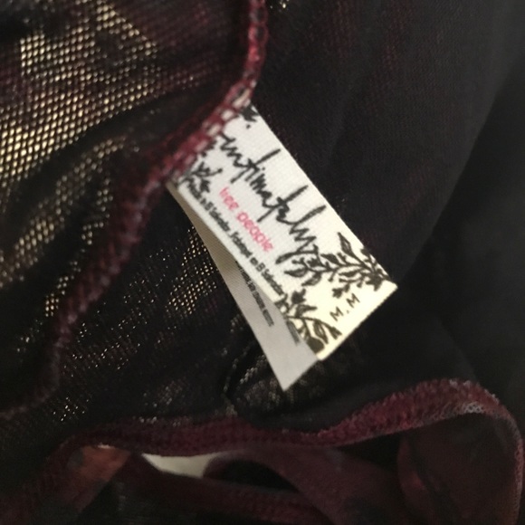 NWT Free People Paisley Lace Bodysuit Size XS & M - Picture 7 of 7