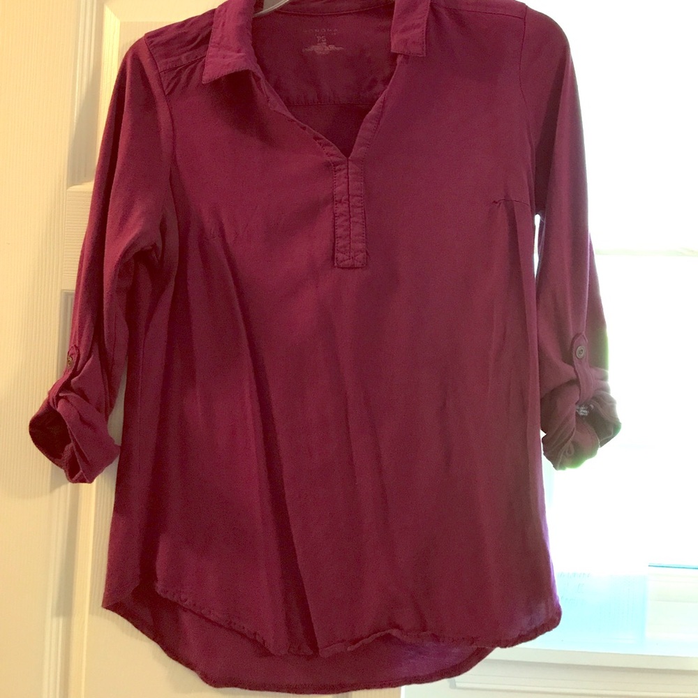 Sonoma 3/4 sleeve blouse
