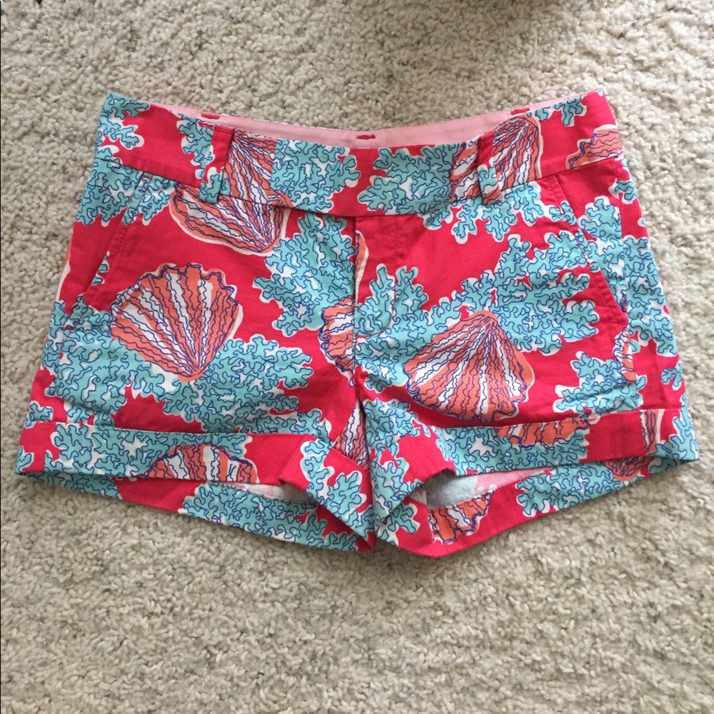 Lilly Pulitzer Barclay Shorts 00 - Picture 1 of 2