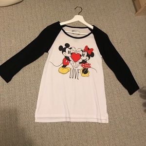 Disney baseball tee