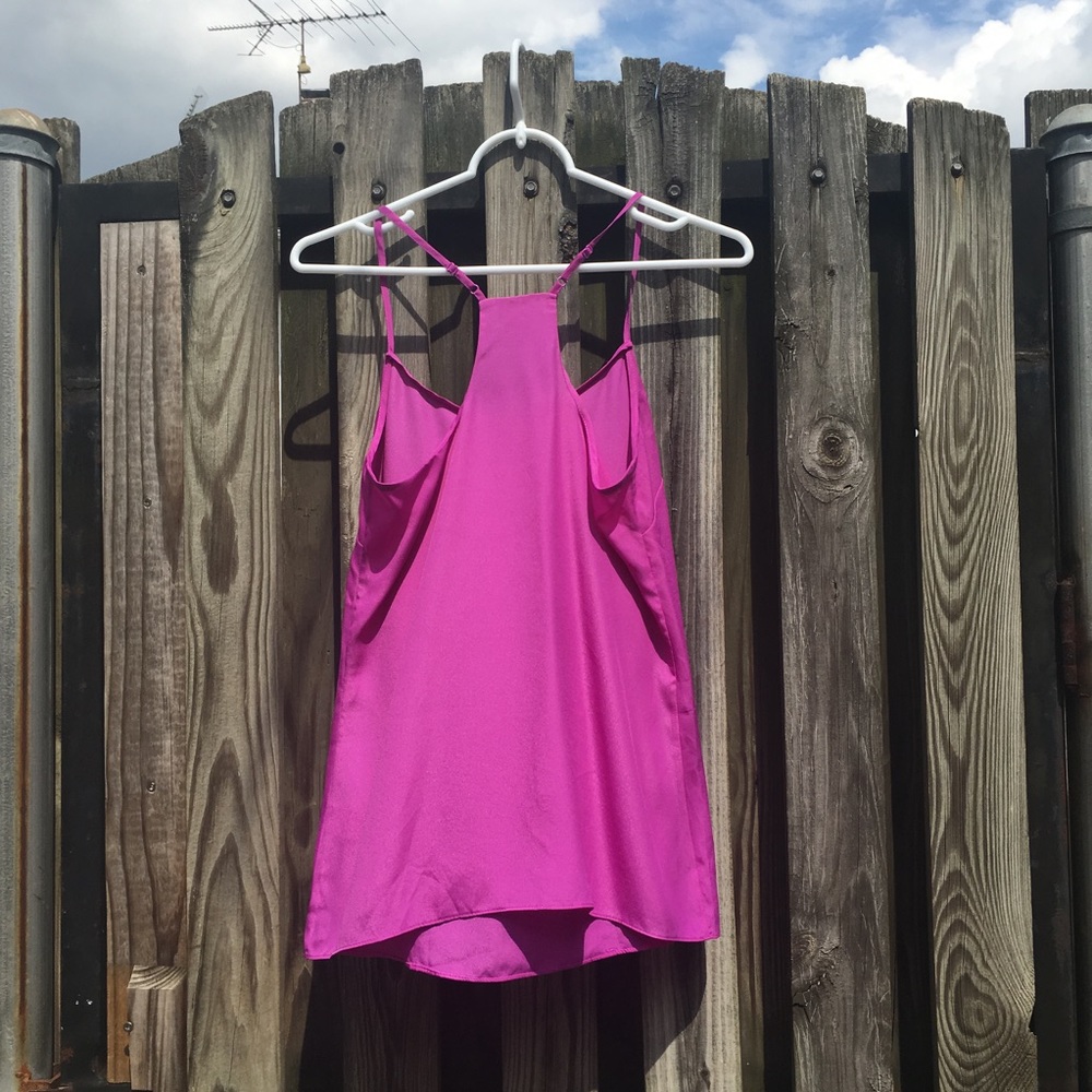 NWOT J Crew Magenta Shirt Size 0 - Picture 3 of 3