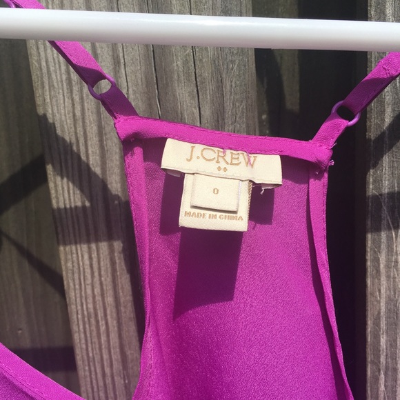 NWOT J Crew Magenta Shirt Size 0 - Picture 2 of 3