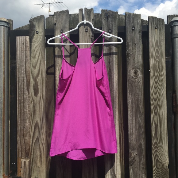 NWOT J Crew Magenta Shirt Size 0 - Picture 3 of 3