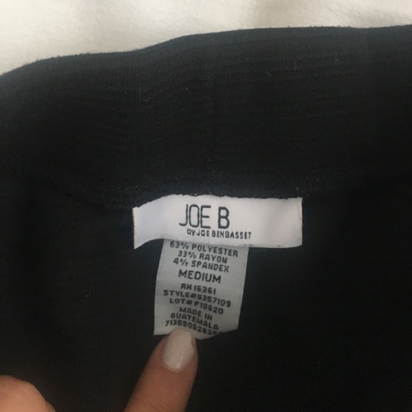 Black Ribbed Skirt - Picture 3 of 3