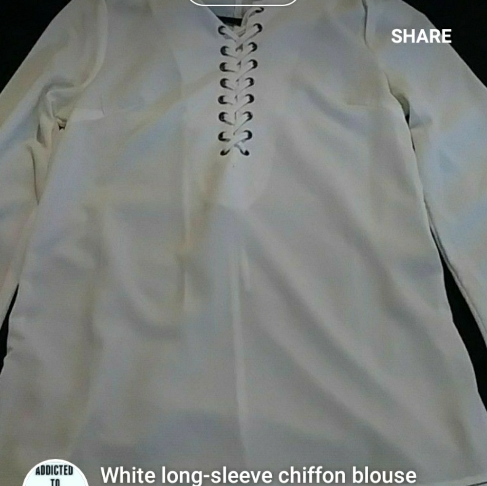 White long sleeve shirt