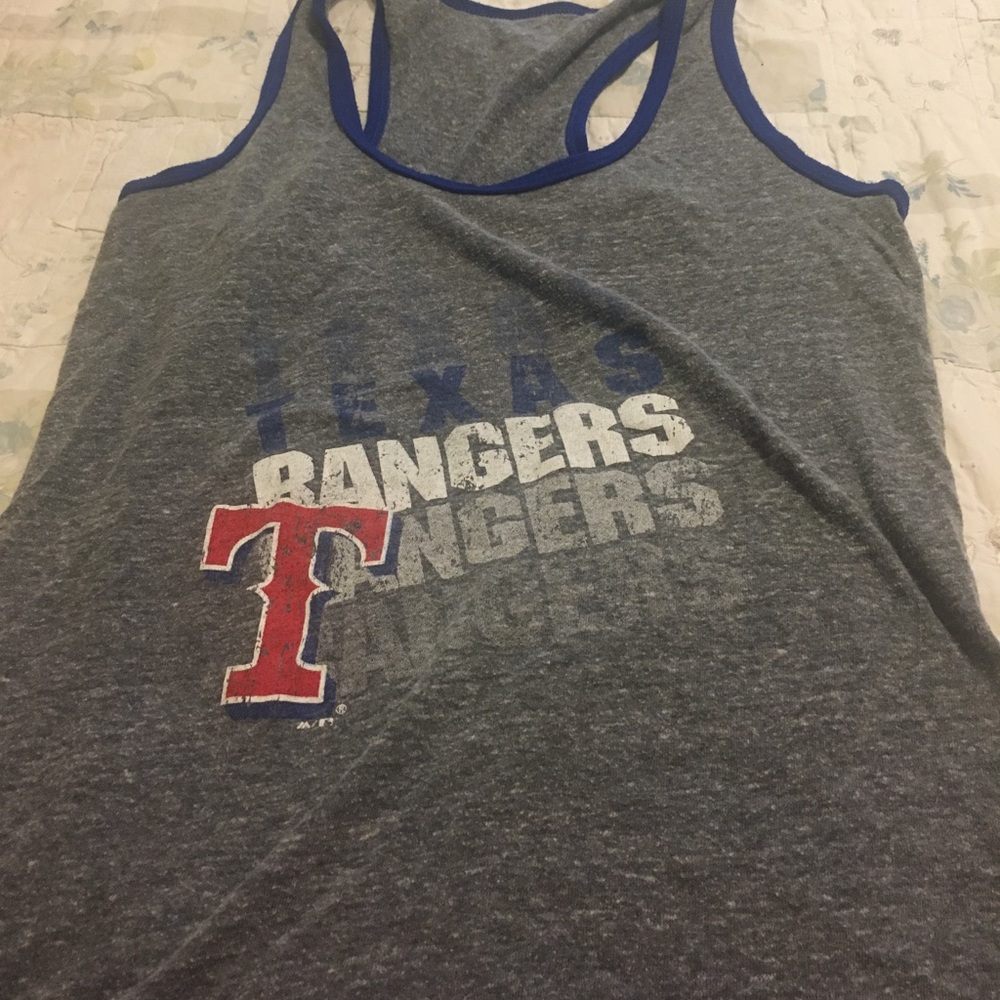 Texas Rangers tank top