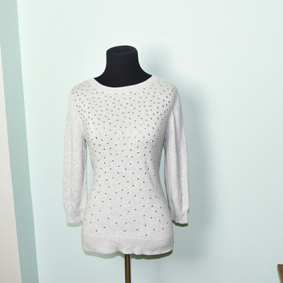 Tops - Super Cute Grey Studded Top