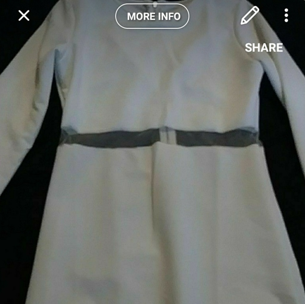 White long sleeve dress