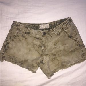 Hunter green shorts