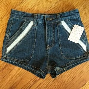 Free People NWT jean shorts