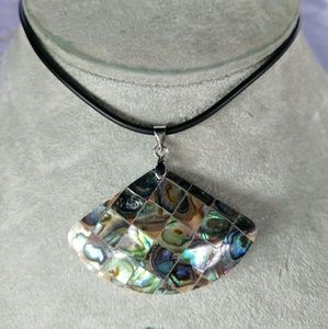 Abalone shell pendant