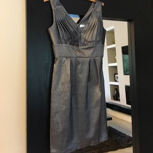Shiny, silver & sexy Calvin Klein Cocktail Dress