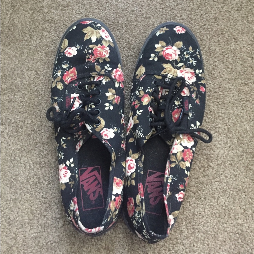 Floral Vans