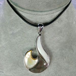 Abalone shell pendant