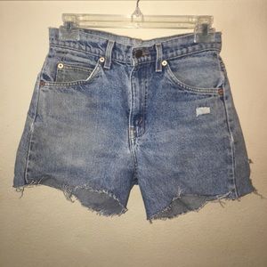 Vintage Rare Orange Tag Levi's Shorts
