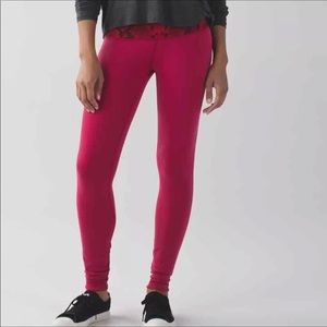 Lululemon reversible wunder under leggings
