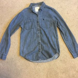 Denim button up