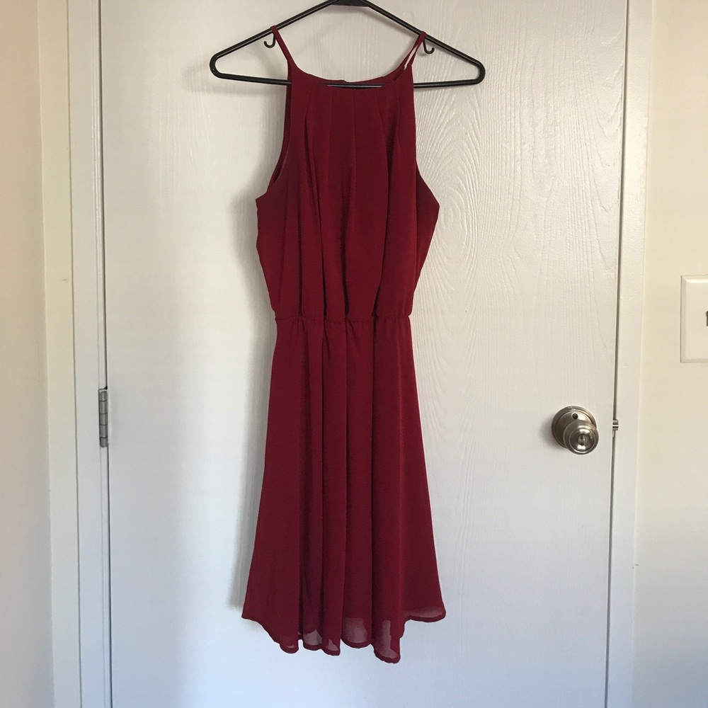 👗 Francesca’s - Red or Pink Flow Dress