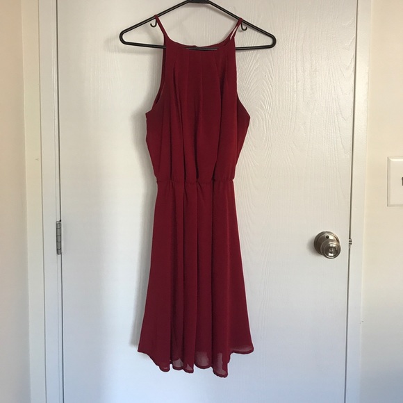 👗 Francesca’s - Red or Pink Flow Dress - Picture 1 of 4