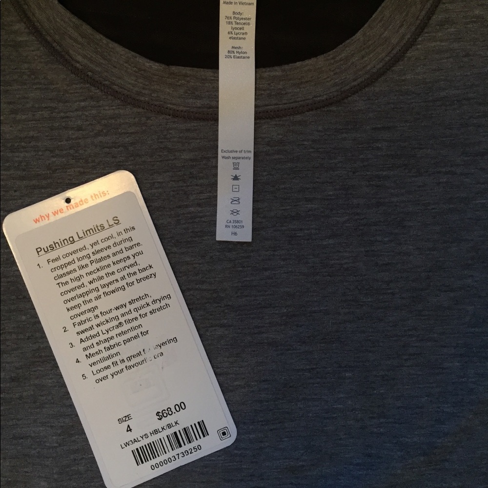 Lululemon Pushing Limits LS - Picture 4 of 6