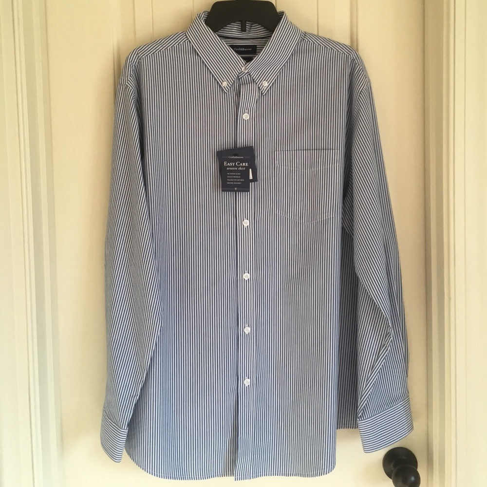 Croft and Barrow Men's button down shirt, size L.