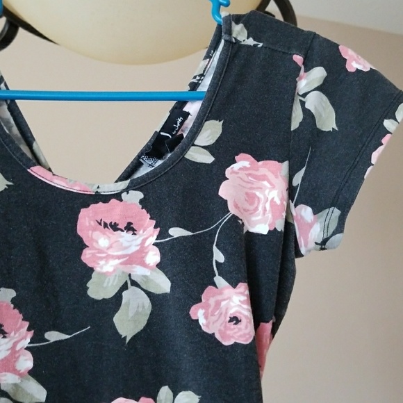 Open Back Floral Flirty Dress - Picture 3 of 8