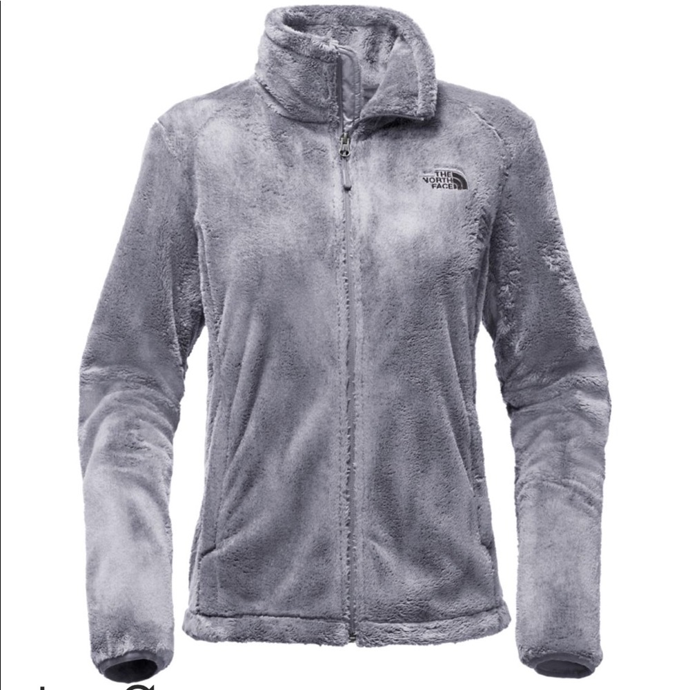 ❄️the north face, furry grey coat❄️