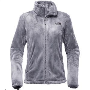 ❄️the north face, furry grey coat❄️