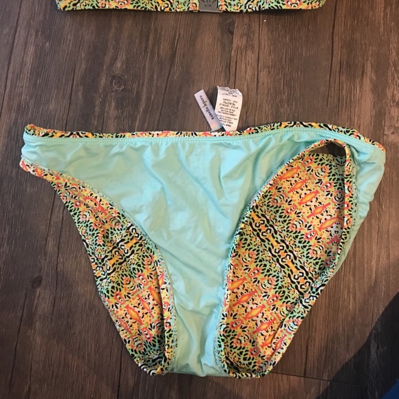 Nanette Lepore Neon Beaded Swim Suit - Picture 5 of 7