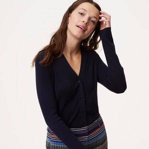 Loft Dark Blue Cardigan