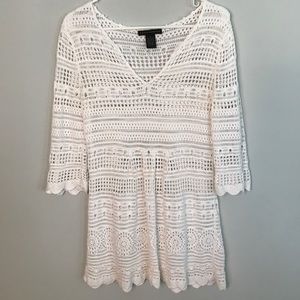 White boho shirt