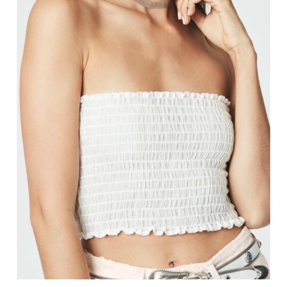 LF tube top! White BRAND NEW!