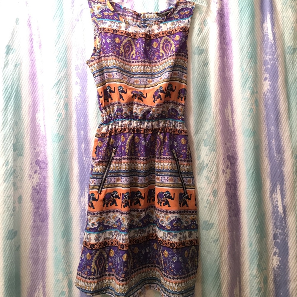 High neck dress