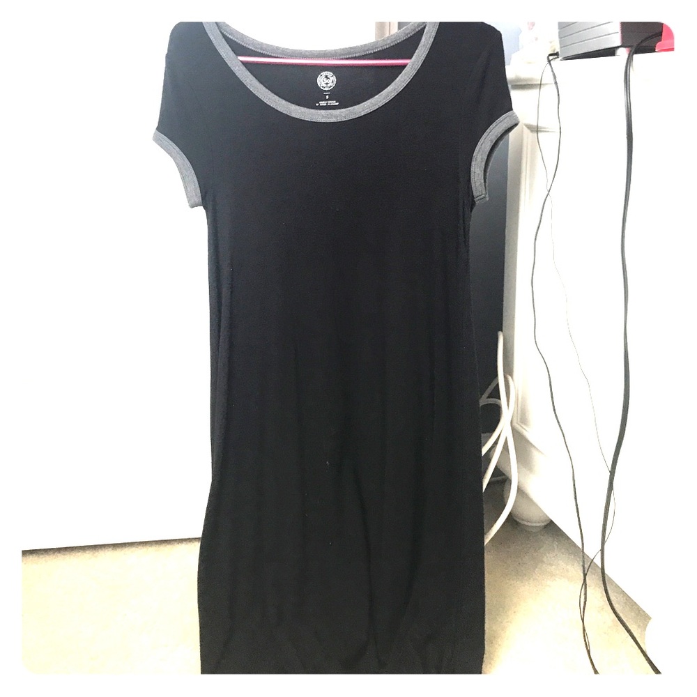 Black t-shirt dress