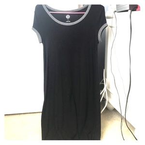Black t-shirt dress
