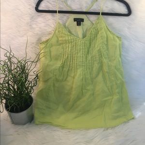 Will Smith yellow racer back tank Small