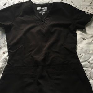 Grey's Anatomy Black Scrub Set