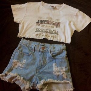 HARLEY DAVIDSON CROPPED TEE