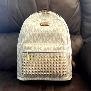 🌹SOLD🌹Michael Kors LG Jet Set Studded Backpack