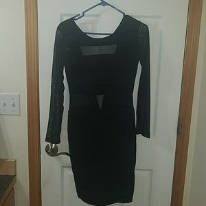 Black party dress.