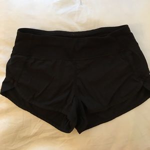 Girls Black Ivivva Speedy Shorts Size 8